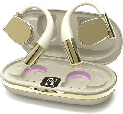 AI Translation Earbuds Real Time 164 Languages Translator Earbud 3 in-1 Bluetooth 5.4 Translating Device iOS & Android Compatible(White)