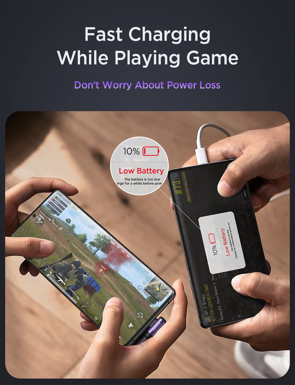 AINOPE USB C to USB C Cable (60W 2Pack 6.6ft) C to C Cable Fast Charging