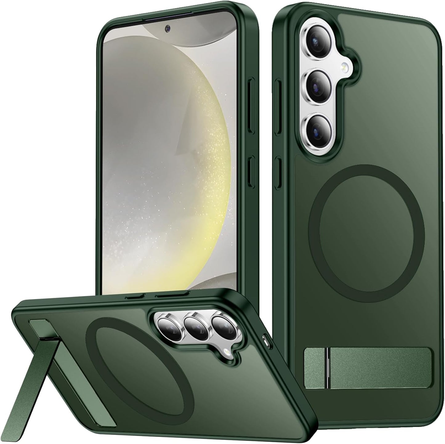 SPIDERCASE Magnetic for Samsung Galaxy S26 Ultra Case,[Built-in Invisible Kickstand][Compatible with Magsafe] Slim Translucent Matte Phone Case for S26 Ultra 6.9'', Purple