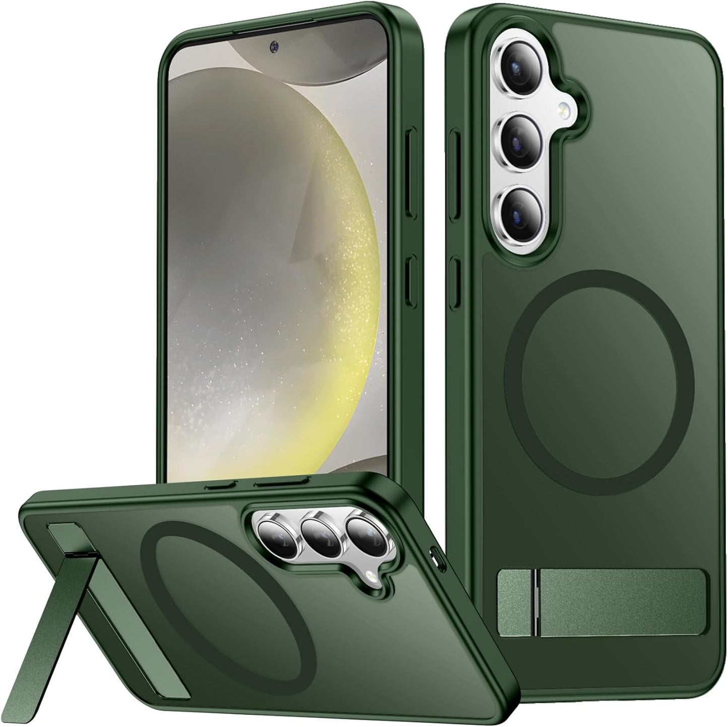SPIDERCASE Magnetic for Samsung Galaxy S26 Ultra Case,[Built-in Invisible Kickstand][Compatible with Magsafe] Slim Translucent Matte Phone Case for S26 Ultra 6.9'', Purple