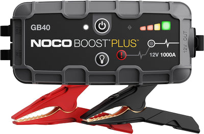 NOCO Boost GB40: 1000A UltraSafe Jump Starter – 12V Lithium Battery Booster Pack, Portable Jump Box, Power Bank & Jumper Cables - for 6.0L Gas and 3.0L Diesel Engines