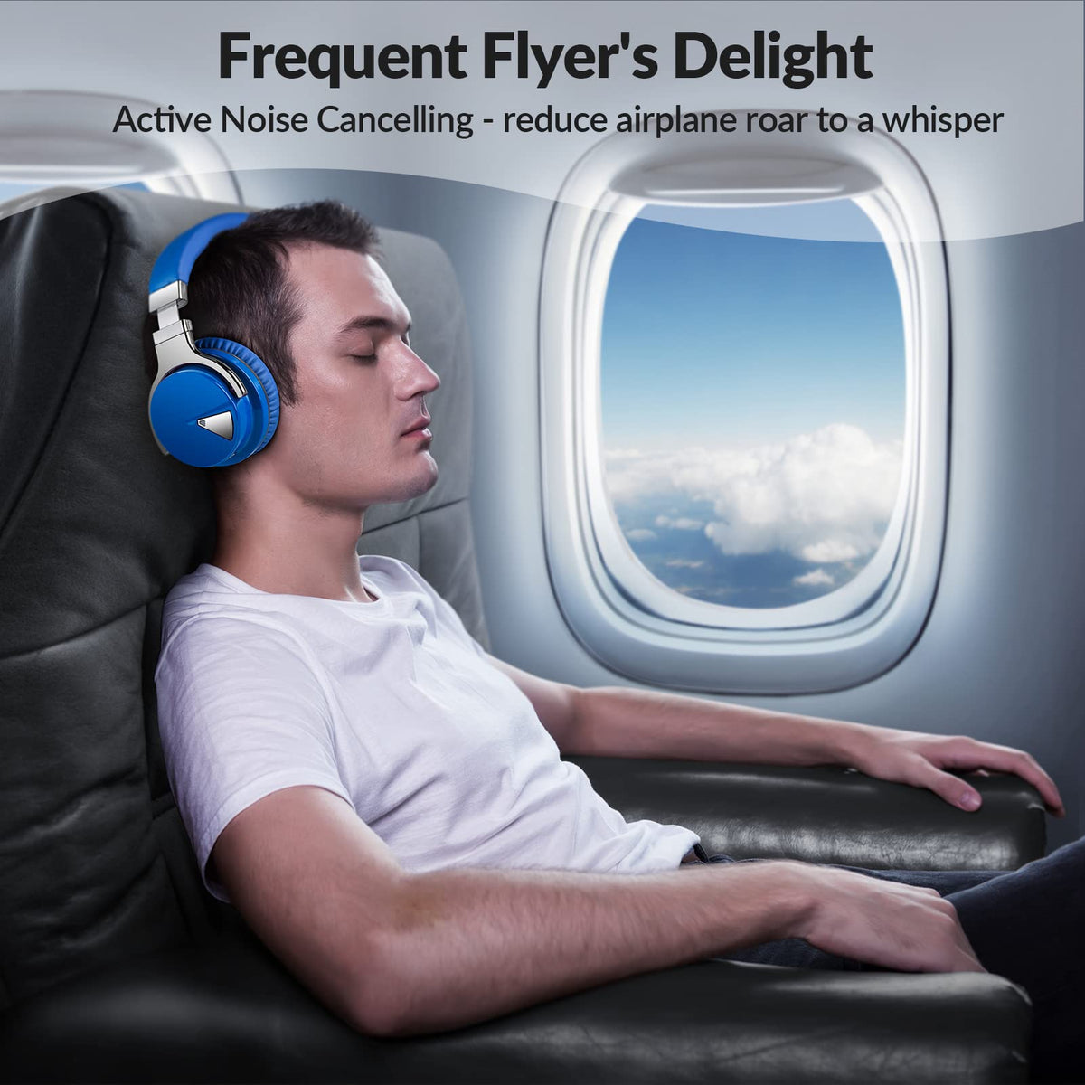 Million Sold 10 Years Classic E7 Active Noise Cancelling Headphones with Upgraded Noise Cancellation, Bluetooth Headphones Wireless with HD Sound Vivid Deep Bass, for Home Office Travel Gift Pcs