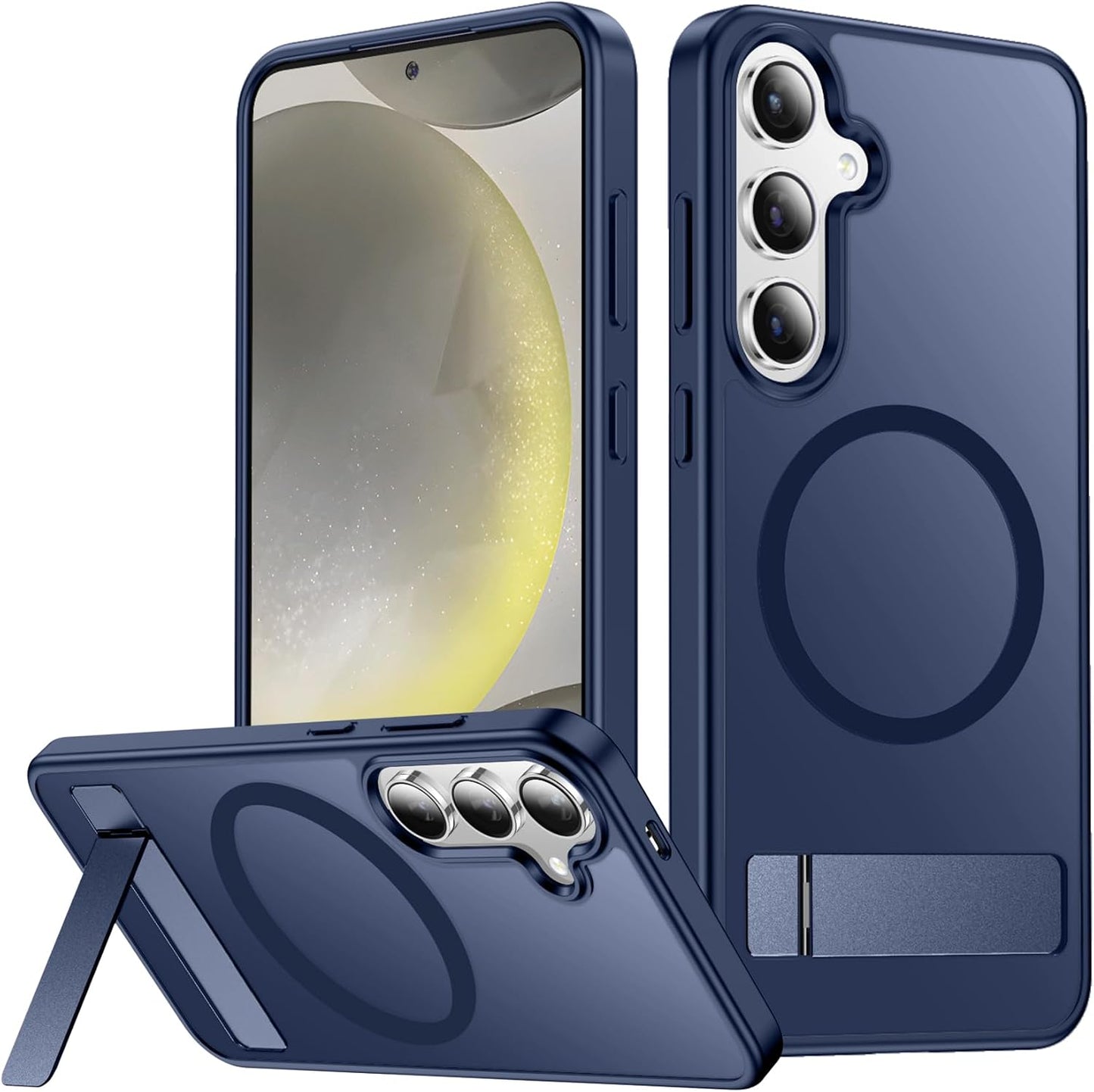 SPIDERCASE Magnetic for Samsung Galaxy S26 Ultra Case,[Built-in Invisible Kickstand][Compatible with Magsafe] Slim Translucent Matte Phone Case for S26 Ultra 6.9'', Purple