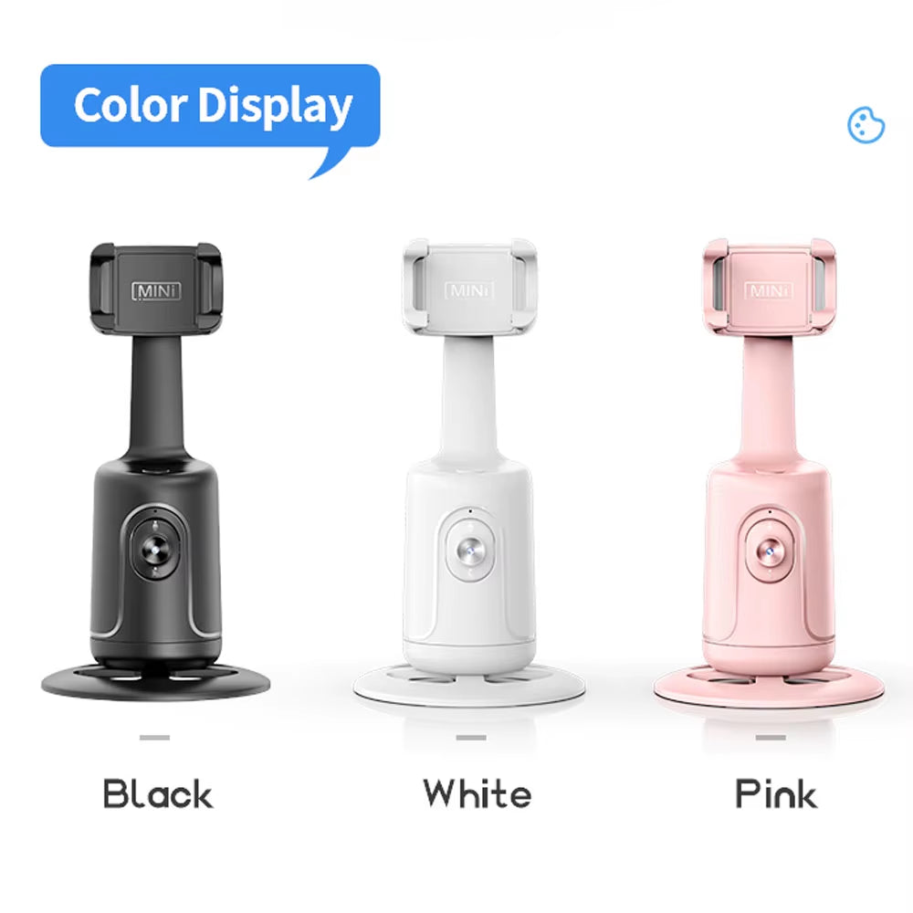 AI Smart Gimbal 360° Auto Face Tracking Phone Holder 