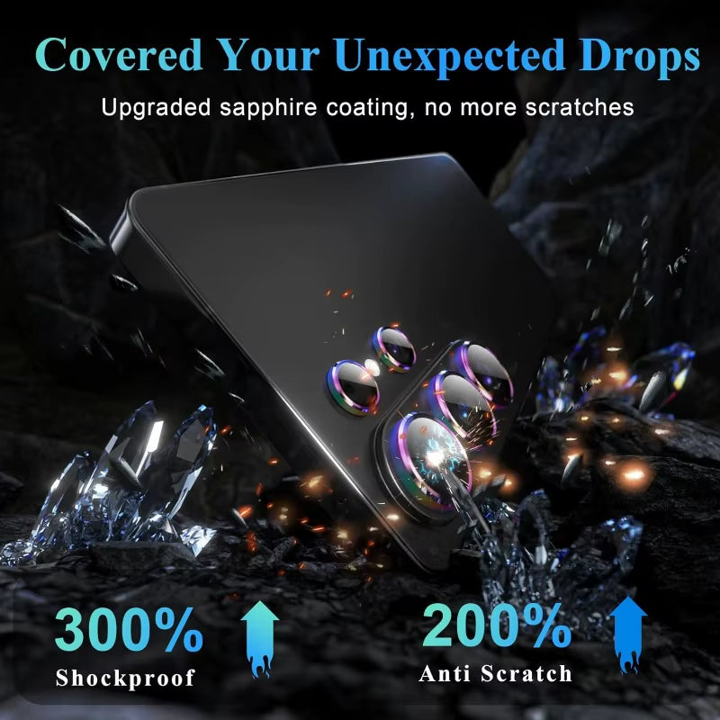 2Pcs Camera Lens Protector for Samsung S26 Ultra plus S25 S24 9H Tempered Glass