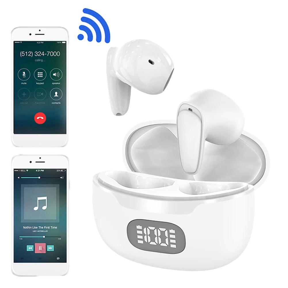 144 Languages Real Time Translator Earbuds Wireless Bluetooth-Compatible 5.1 Translator Headset for Sports Business Travel