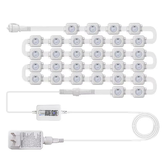 45M RGB LED Outdoor String Lights with APP Control and Scene Modes
