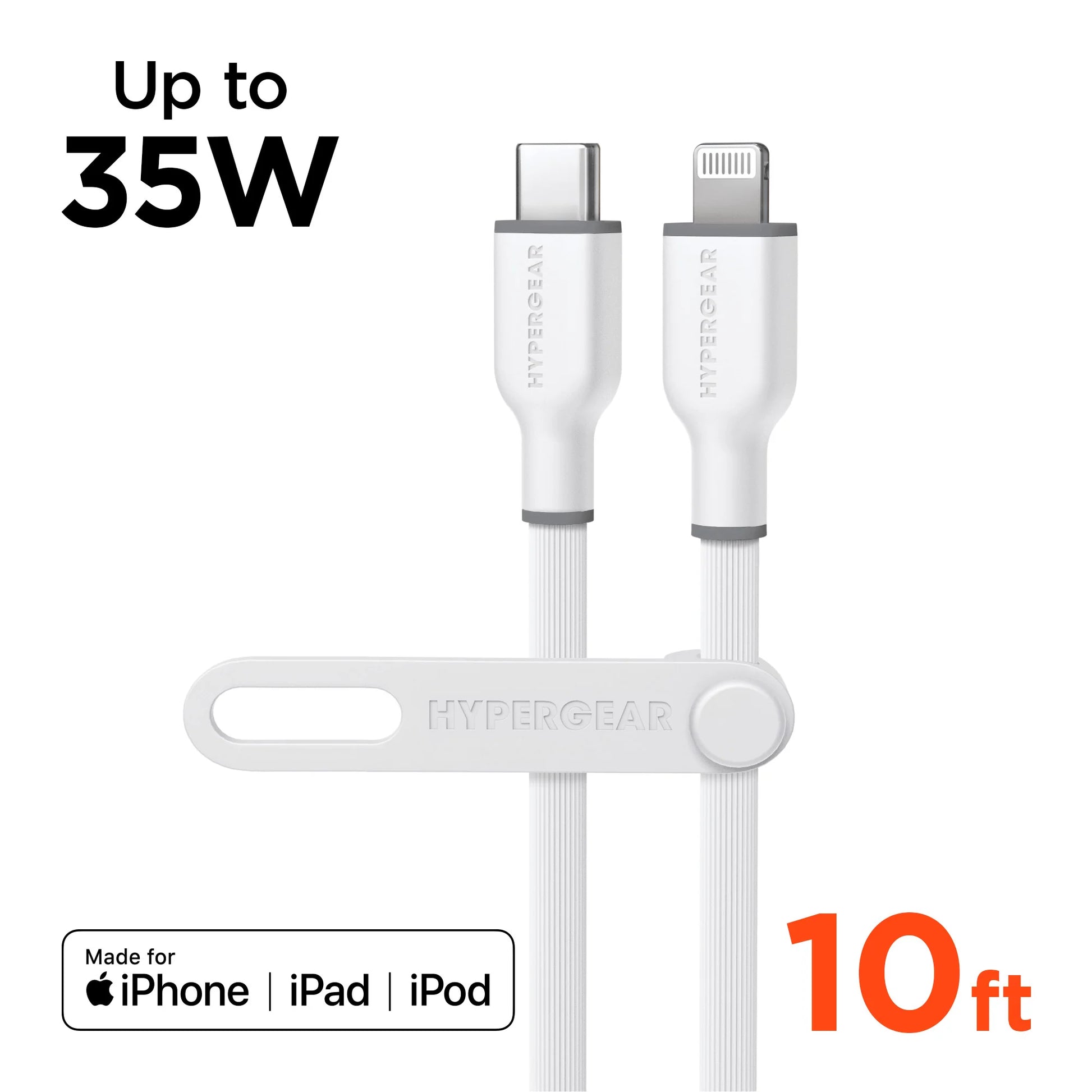 Hypergear Flexi PRO USB-C to Lightning Cable 10Ft