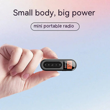 Portable Wireless Speaker with Clip