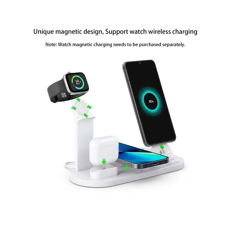 7 in 1 Wireless Fast Charging Dock Station