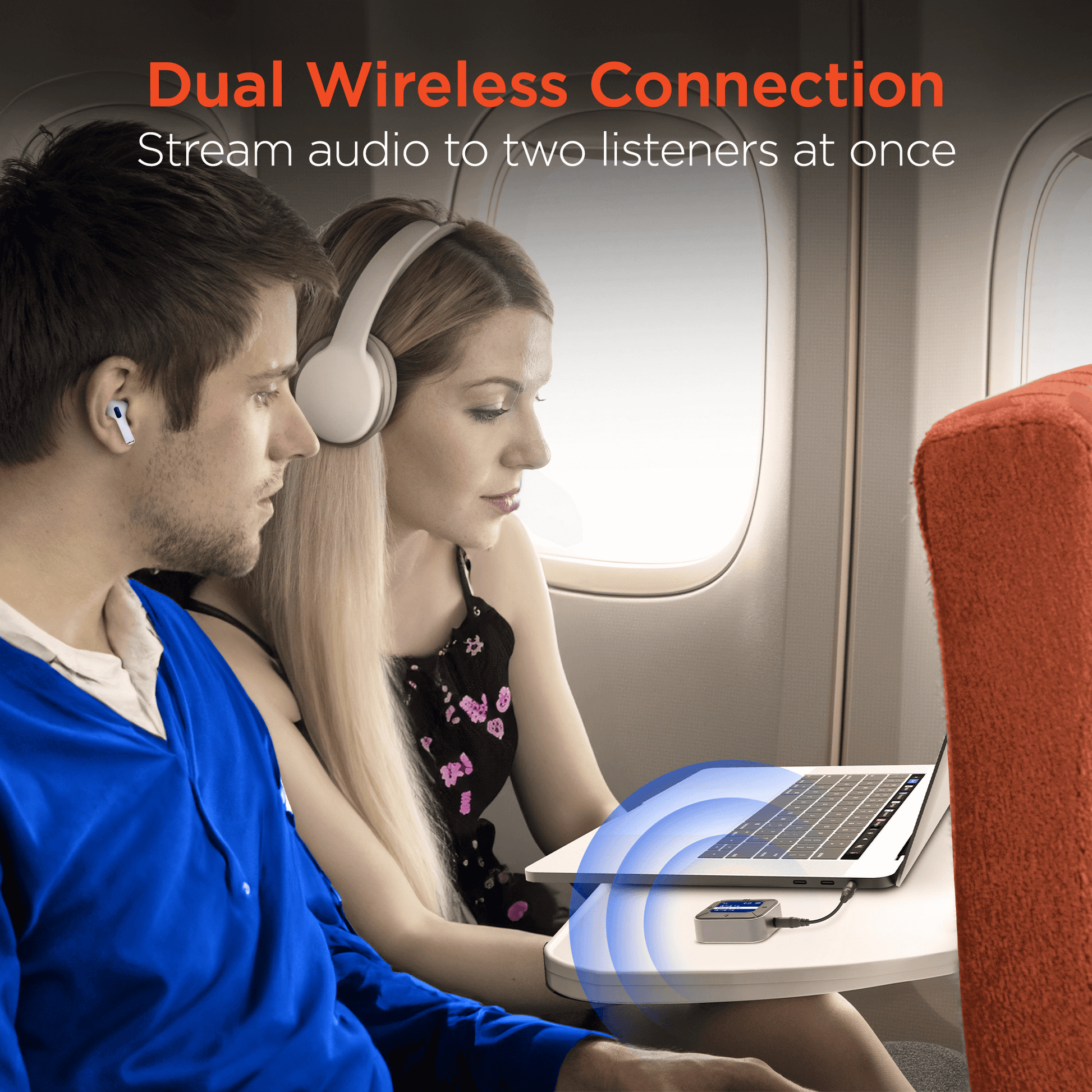 Hypergear Intellicast Flight Audio Transmitter + Receiver