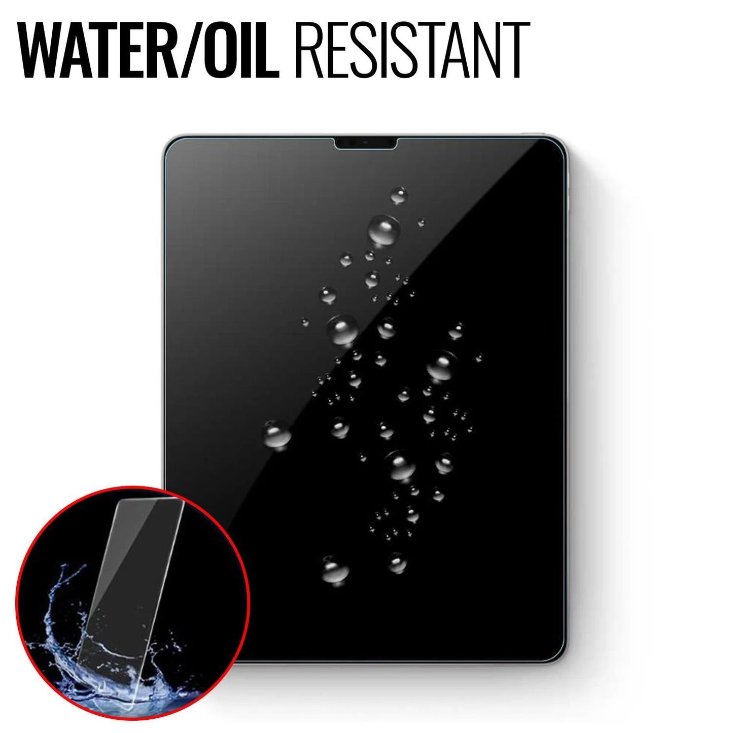 Tempered Glass Screen Protector for Ipad Pro 12.9 Sensitive Scratch Water Resist