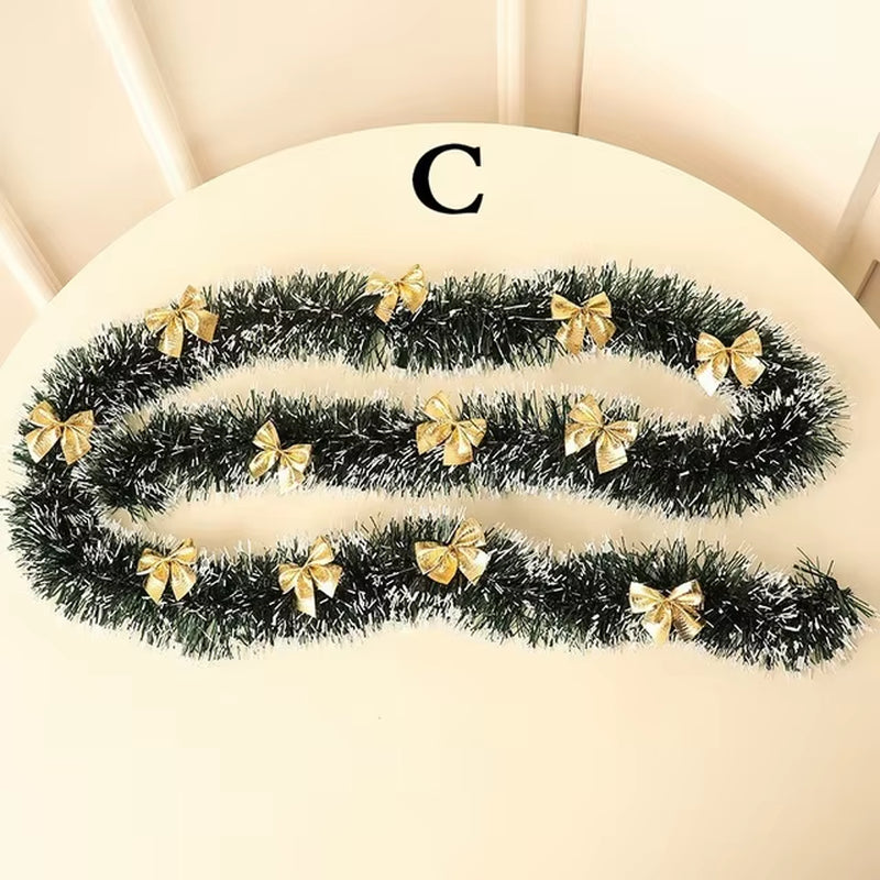 1PCS-2M Christmas Eve Bar Top Ribbon Garland