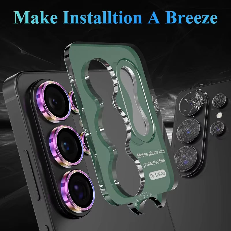 2Pcs Camera Lens Protector for Samsung S26 Ultra plus S25 S24 9H Tempered Glass