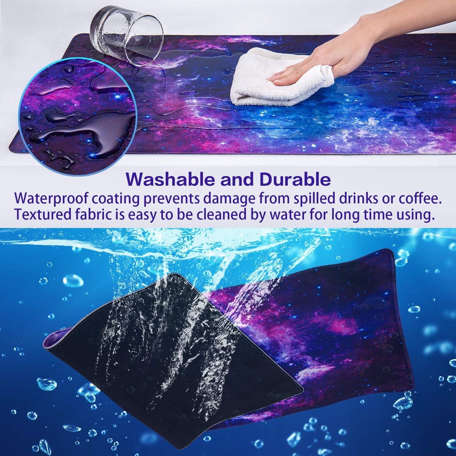 Gaming Mouse Pad, 31.5X15.7Inch Large Extended Mousepad 