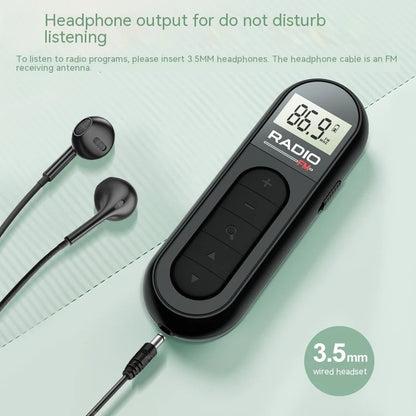 Portable Wireless Speaker with Clip