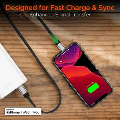 Hypergear Flexi USB-C to Lightning Flat Cable 6Ft