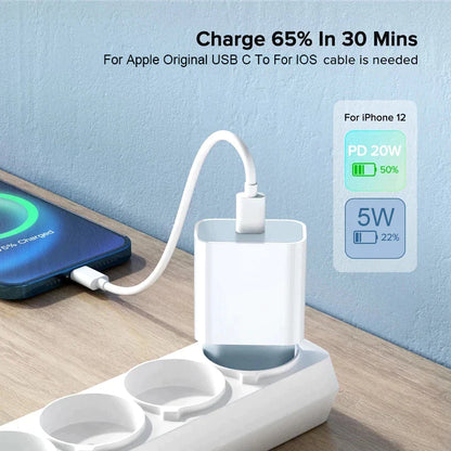 For Apple Iphone 13 20W Fast Charger for Iphone 13 12 11 Pro Max Mini SE3 X XS Quick Charger USB C to Type C Fast Charge Cable