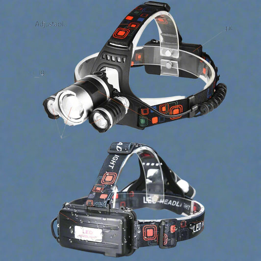 LED Headlamp Flashlight Tactical Brightest Light Camping Hunting Hiking Work