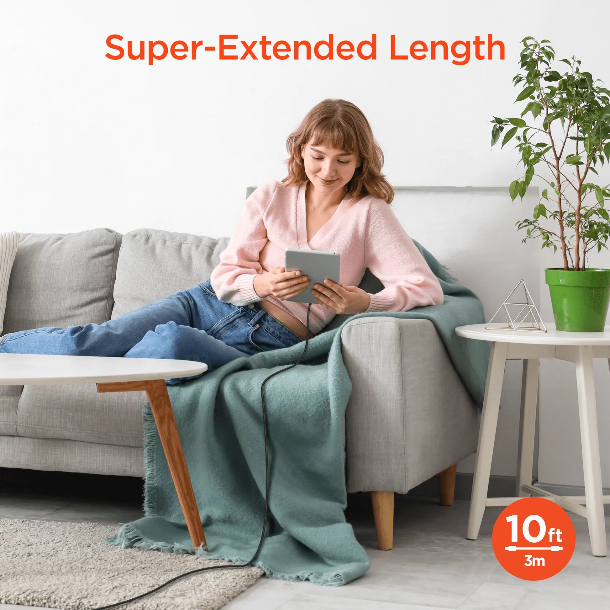 Hypergear Flexi PRO USB-C to Lightning Cable 10Ft
