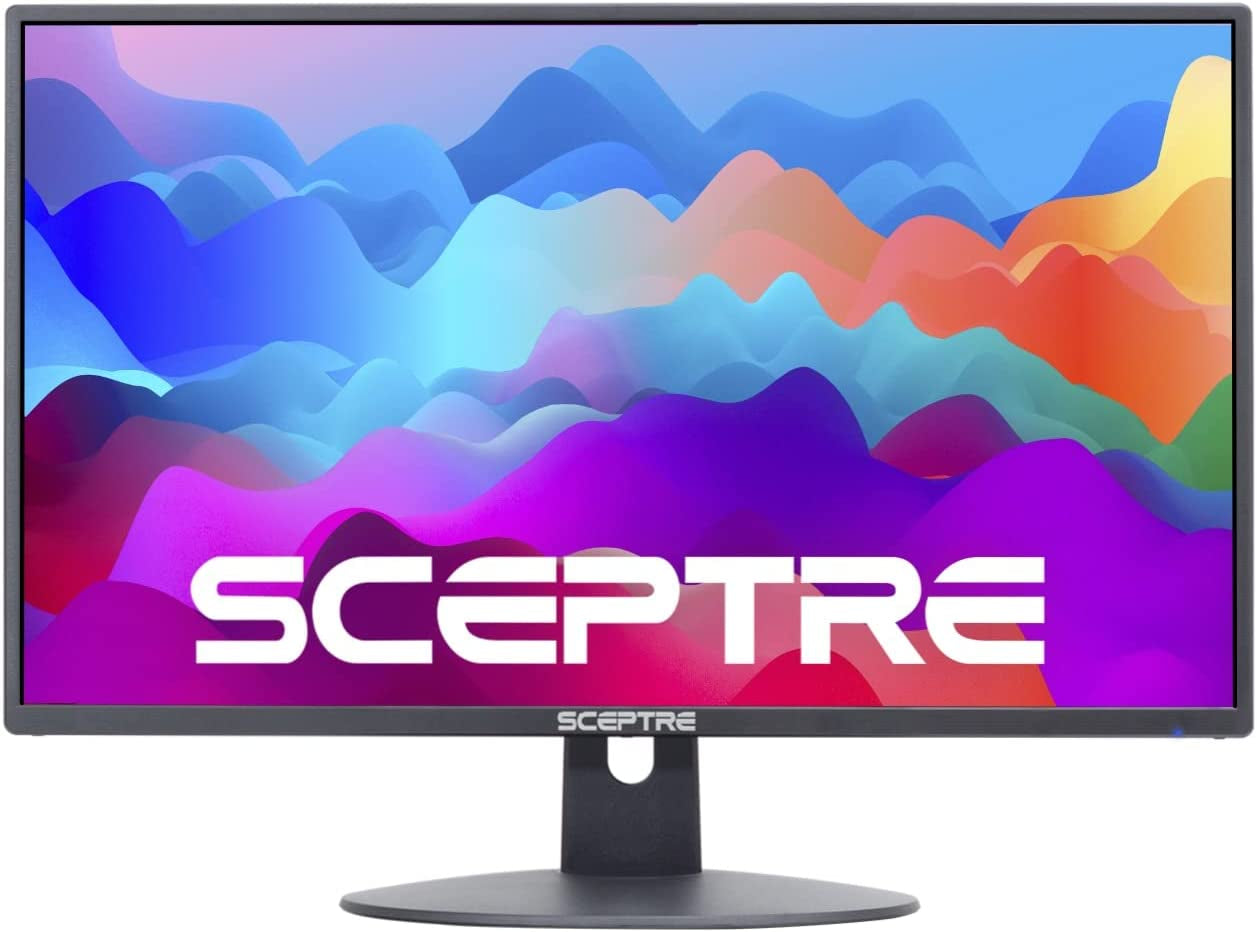 Sceptre E249W-19203R 24-Inch FHD LED Gaming Monitor, Build-In Speakers, Black