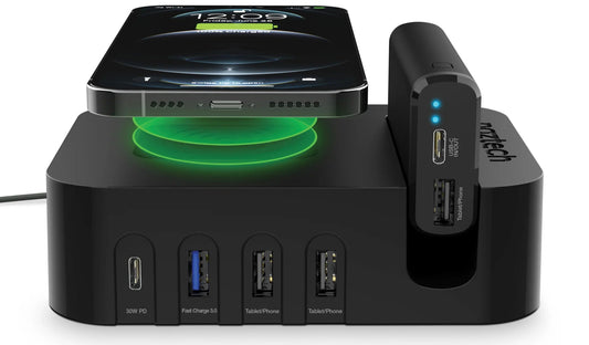 Naztech Ultimate Charging Station Pro to Charge 7 Devices Simultaneously