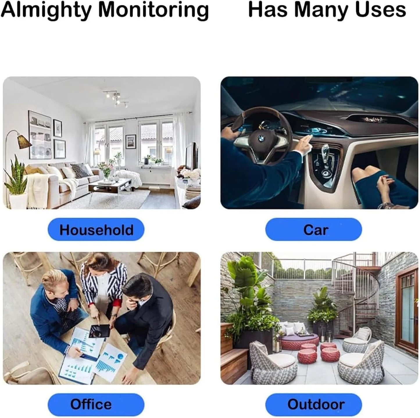 Mini Guard Cam, Miniguard Magnetic Mini Security Camera, 1080P HD Secret Scope Hidden Camera with Audio Indoor/Outdoor Wireless (2Pcs)