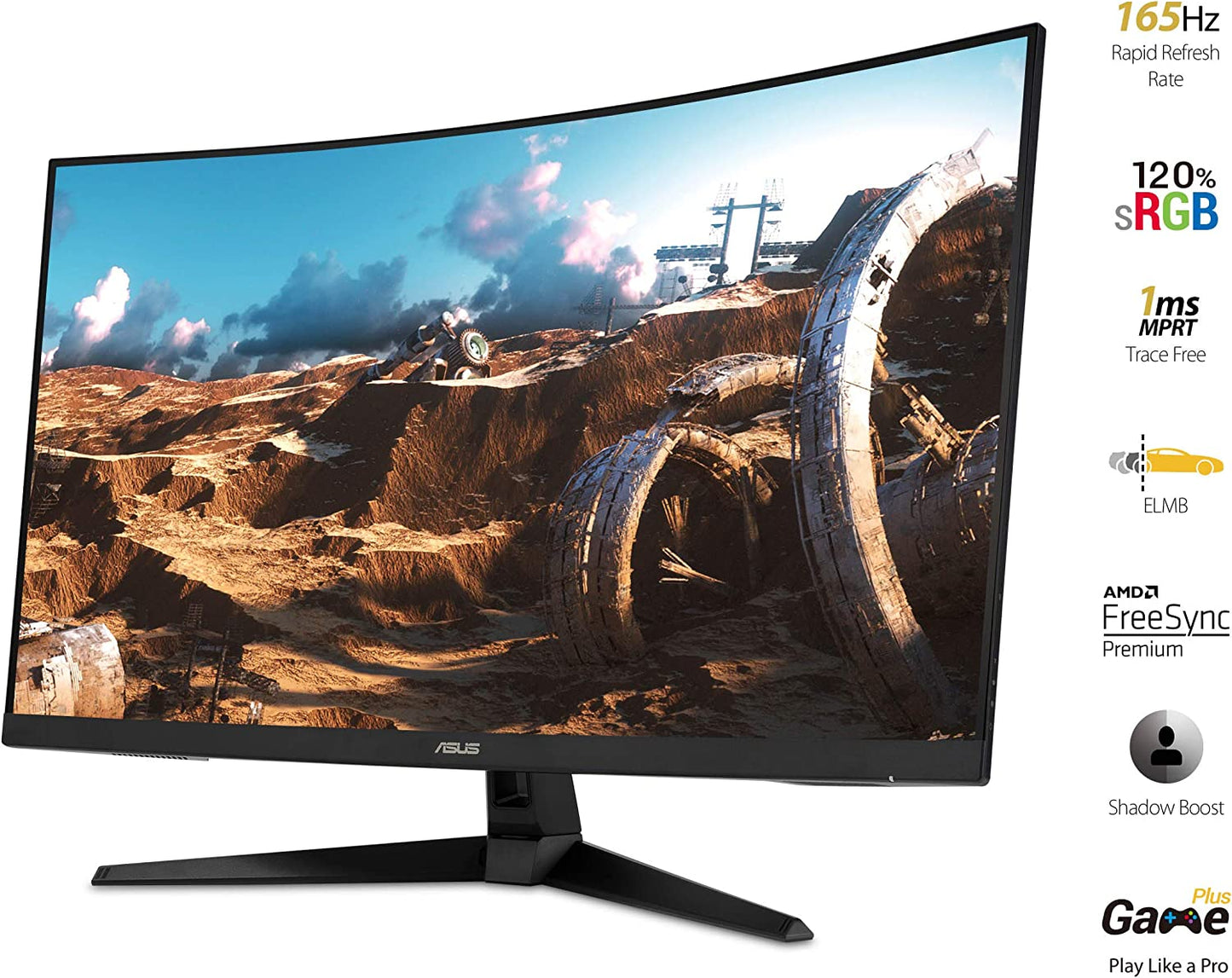 TUF Gaming VG328H1B 32” Curved Monitor, 1080P Full HD