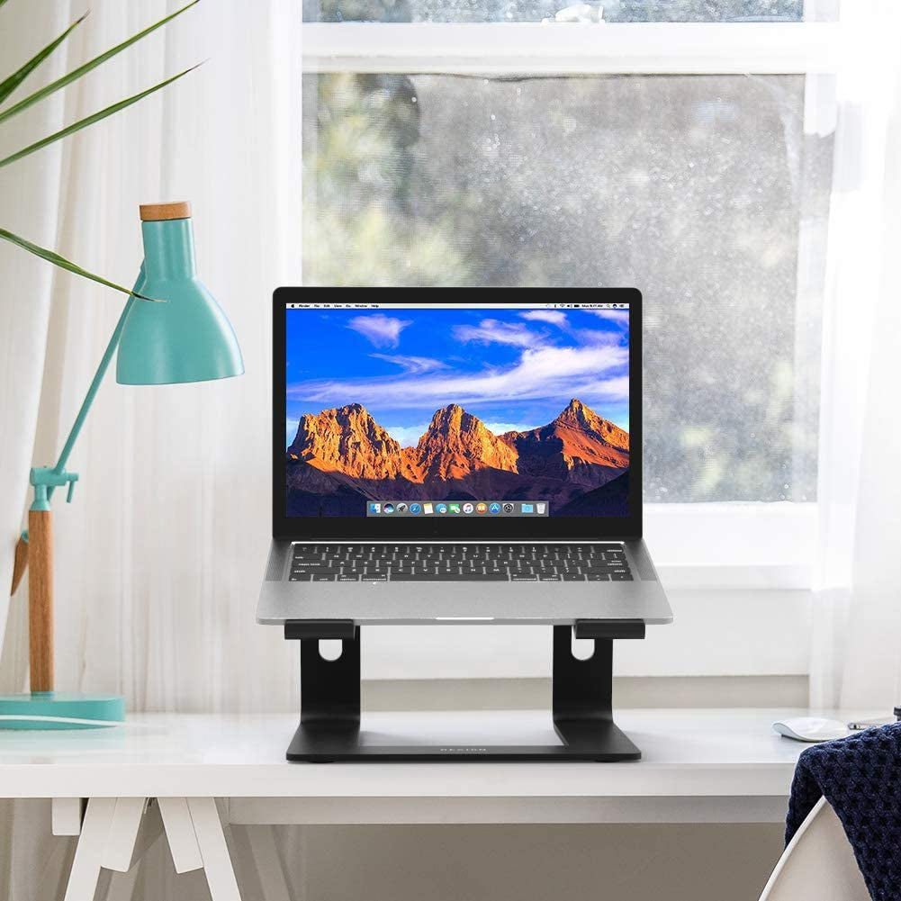 BESIGN LS03 Aluminum Laptop Stand, Detachable Computer Stand, Black